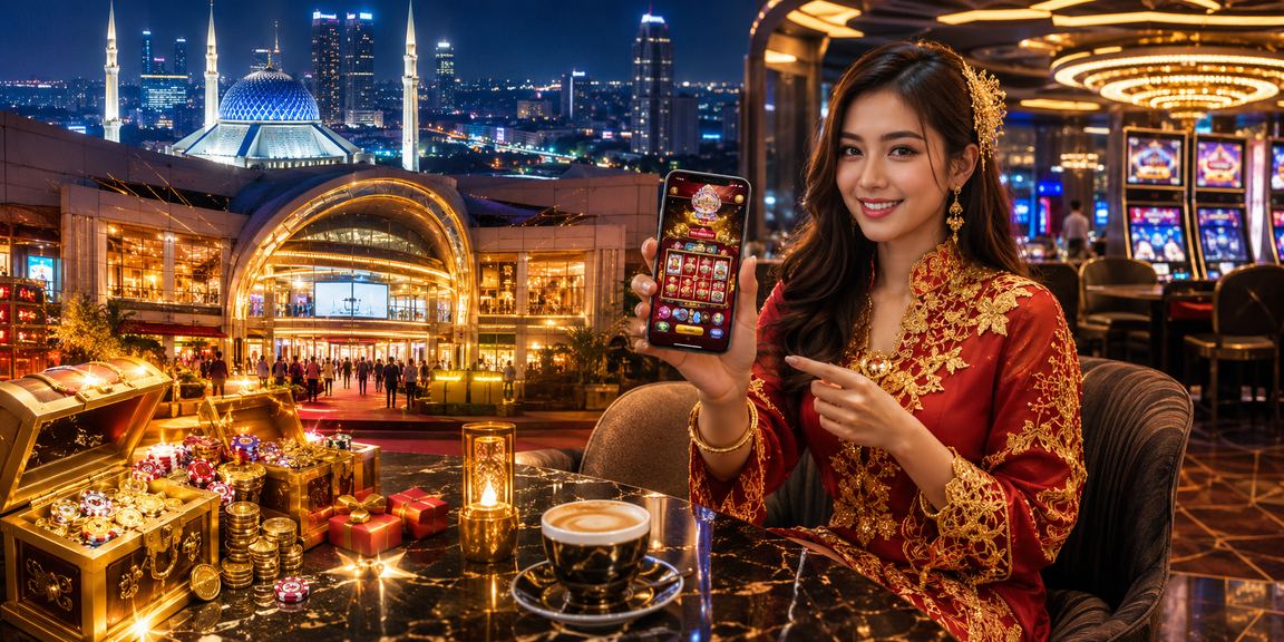 Pemain menggunakan telefon pintar untuk bermain kasino langsung di Selangor dengan 720s